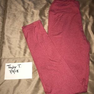 Lularoe OS leggings EUC